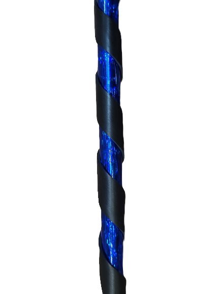 מקל פרח שחור כחול
