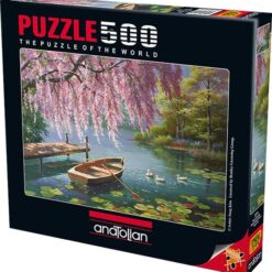 פאזל 500 חלקים נהר עם סירה