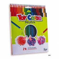 עפרונות צבעונים 24 יחידות