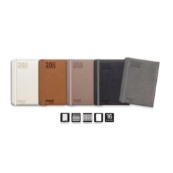 יומן שבועי טרמו + גומי מטאלי 21×14 TOUCH