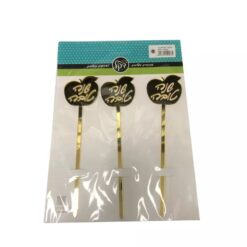 מארז 3 טופרים לעוגה בצורת תפוח