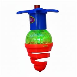 סביבון קפיץ עם אור קטן