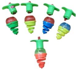 סביבון קפיץ עם אור קטן