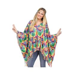 פונצ'ו היפי צבעוני