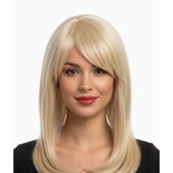 פאה בלונדינית חלקה ארוכה