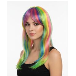 פאה צבעונית וארוכה