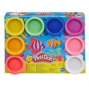 פליידו 8 יחידות צבעים (דגים)