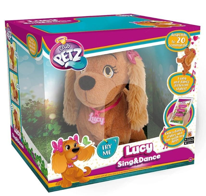 הכלבה לוסי שרה ורוקדת