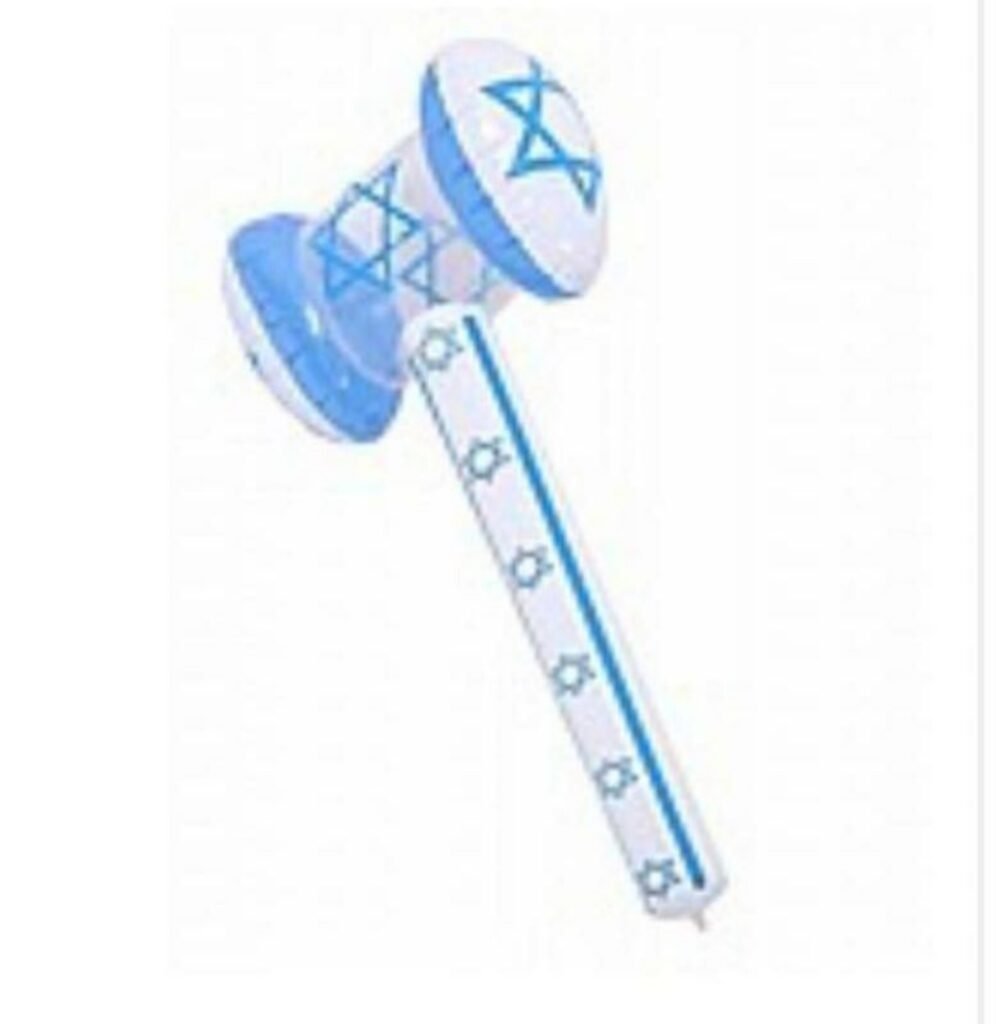 פטיש עם אור 70 ס"מ