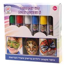 סט עפרונות עבים לפורים